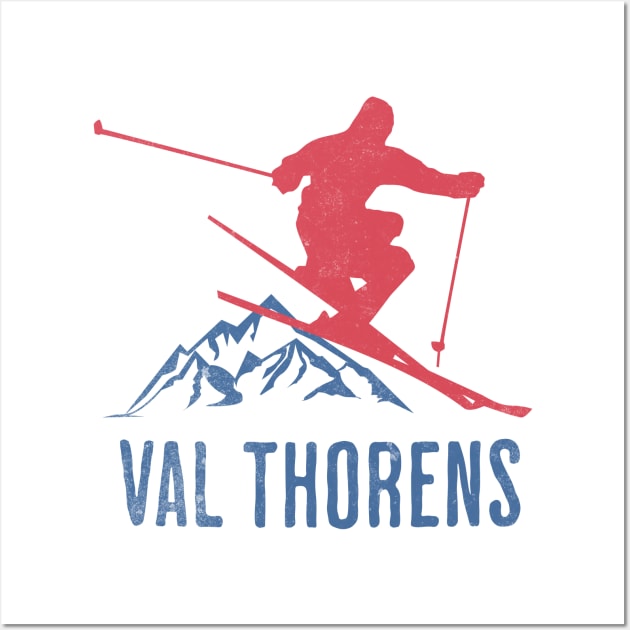 Val Thorens Alpine Challenge Wall Art by MEWRCH